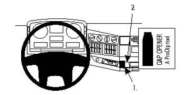 Brodit ProClip, MAN TGA 00-14 i gruppen Modellanpassat / MAN hos CD Bilradio (240853993)