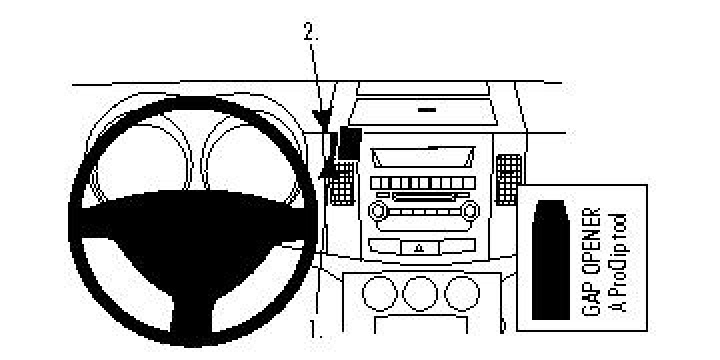 Citroen C-Crosser 07-13, Centrerad 07-13 i gruppen Modellanpassat / Peugeot / 4007 / 2007-2012 hos CD Bilradio (240854000)