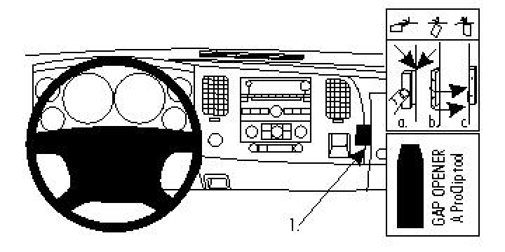 Brodit ProClip, Chevrolet Silverado 07-13 i gruppen Modellanpassat / Chevrolet / Silverado hos CD Bilradio (240854021)