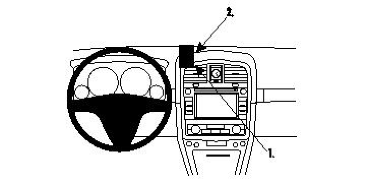 Brodit ProClip, Cadillac SRX 07-09 i gruppen Modellanpassat / Cadillac / SRX hos CD Bilradio (240854026)