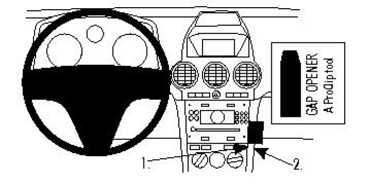 Opel Antara 07-15, Vinklad 07-15 i gruppen Modellanpassat / Opel / Antara / Antara 2006- hos CD Bilradio (240854054)