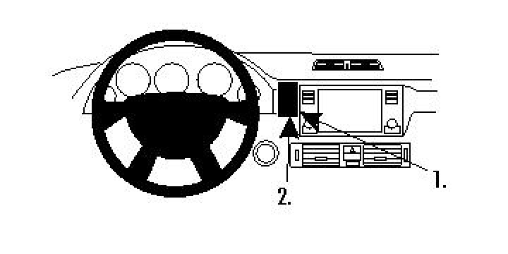 Landrover Range Rover 02-12, Centrerad, hög 02-12 i gruppen Modellanpassat / Land Rover / Range Rover hos CD Bilradio (240854085)