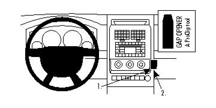 Brodit ProClip, Jeep Liberty 08-12 i gruppen Modellanpassat / Jeep hos CD Bilradio (240854092)