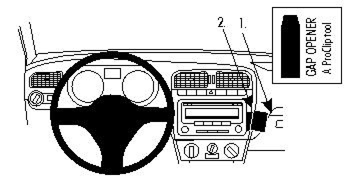 Brodit 854383 VW Polo 2010-2014 i gruppen Modellanpassat / Volkswagen / Polo / 2009-2013 (MK5) (6R) hos CD Bilradio (240854383)