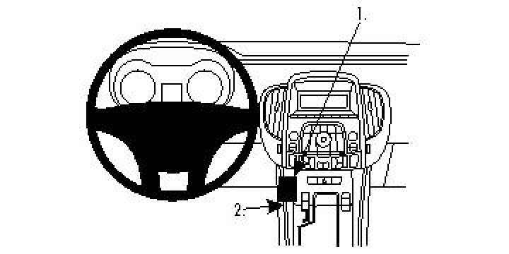 Brodit ProClip, Buick LaCrosse 10-13 i gruppen Modellanpassat / Buick hos CD Bilradio (240854406)