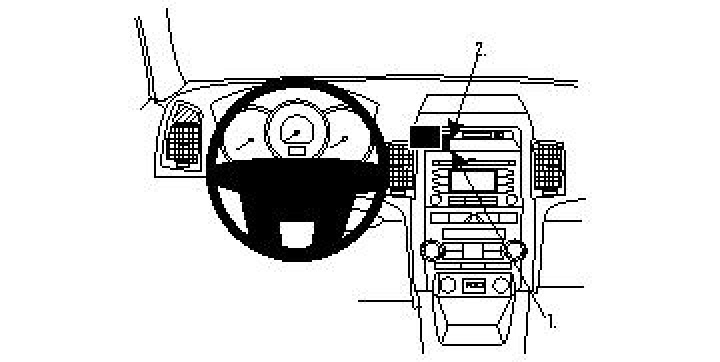 Kia Sorento 10-12, Centrerad 10-12 i gruppen Modellanpassat / Kia / Sorento / Sorento 2010-2012 hos CD Bilradio (240854446)