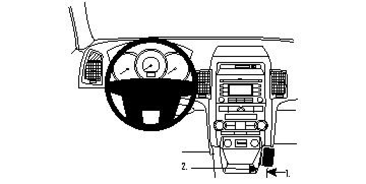 Kia Sorento 10-12, Vinklad 10-12 i gruppen Modellanpassat / Kia / Sorento / Sorento 2010-2012 hos CD Bilradio (240854447)