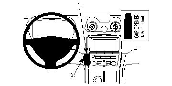 Brodit ProClip, Jaguar XJ 10-19 10-19 i gruppen Modellanpassat / Jaguar hos CD Bilradio (240854498)