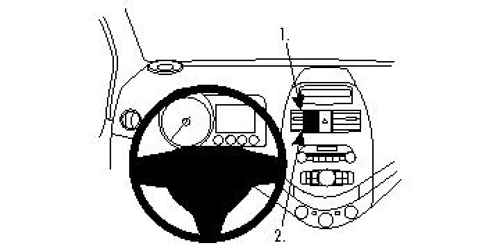 Chevrolet Spark 11-14, Centrerad 11-15 i gruppen Modellanpassat / Chevrolet / Spark hos CD Bilradio (240854555)