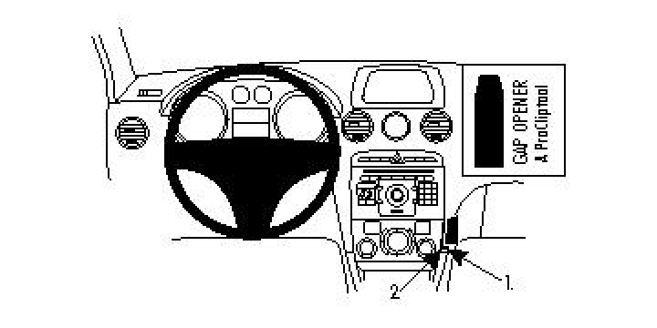 Brodit ProClip, Peugeot RCZ 10-16 i gruppen Modellanpassat / Peugeot / RCZ / 2009-2015 (T75) hos CD Bilradio (240854583)