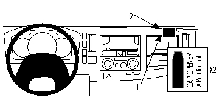 Chevrolet W-Serie 08-15, Vinklad 08-25 i gruppen Modellanpassat / Isuzu hos CD Bilradio (240854718)