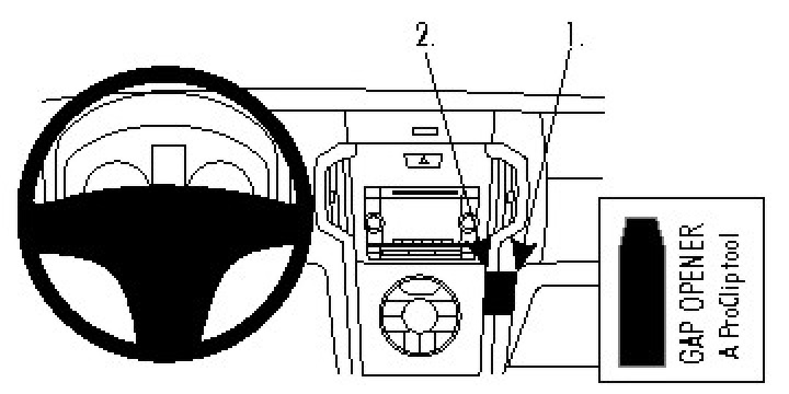 Brodit ProClip, Isuzu D-Max 12-20 12-20 i gruppen Modellanpassat / Isuzu hos CD Bilradio (240854799)