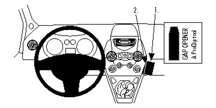 Ford Ka 09-15, Vinklad 09-16 i gruppen Modellanpassat / Ford / Ka / Ka 2009-2017 hos CD Bilradio (240854808)