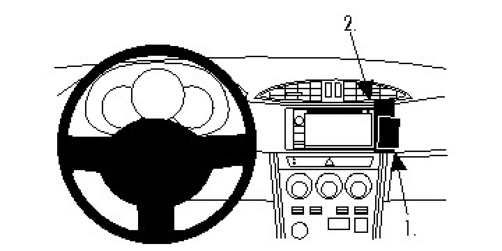ProClip Monteringsbygel Subaru BRZ 12-15, Vinklad, Hög 12-18 i gruppen Modellanpassat / Subaru / BRZ / 2016-2021 (Facelift) hos CD Bilradio (240854812)