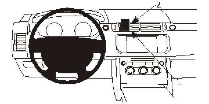 Brodit ProClip, Land Rover Range Rover Sport 14-22 i gruppen Modellanpassat / Land Rover / Range Rover Sport hos CD Bilradio (240854936)