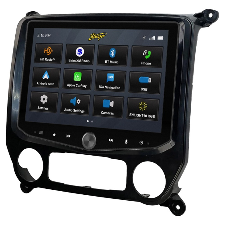 Stinger HORIZON10 iX210E-GM1, 10-tums bilstereo till Chevrolet Silverado/GMC Sierra 2014-2019 i gruppen Modellanpassat / GMC / Sierra hos CD Bilradio (400IX210EGM1)