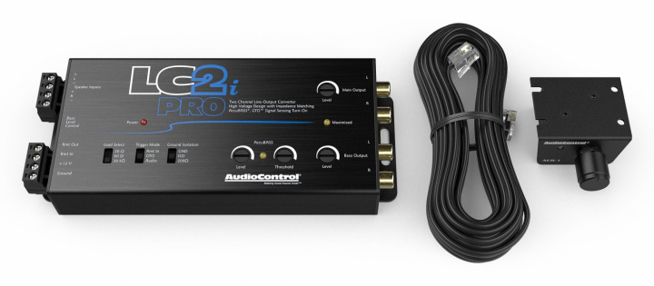 AudioControl LC2i PRO, hög till lågnivå omvandlare med Accubass® i gruppen Tillbehör / Hög till lågnivå omvandlare hos CD Bilradio (400LC2iPRO)