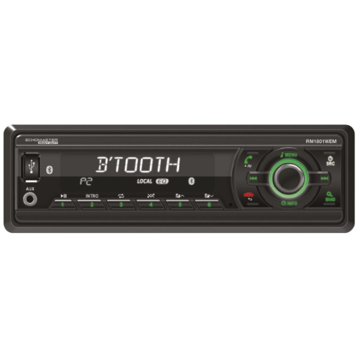 Maskinradio Heavy Duty utan CD med BT i gruppen Kampanjer / Fyndhörna hos CD Bilradio (402RM1801WEM)