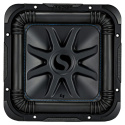 Kicker Solo-Baric L7S102, fyrkantigt 10 tums baselement, 2x2 ohm