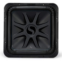 Kicker Solo-Baric L7S154, fyrkantigt 15 tums baselement, 2x4 ohm