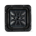 Kicker Solo-Baric L7S82, fyrkantigt 8 tums baselement, 2x2 ohm