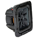 Kicker Solo-Baric L7S84, fyrkantigt 8 tums baselement, 2x4 ohm