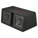 Kicker Solo-Baric DL7R122, portad 2x12 tums baslåda, 2 ohm