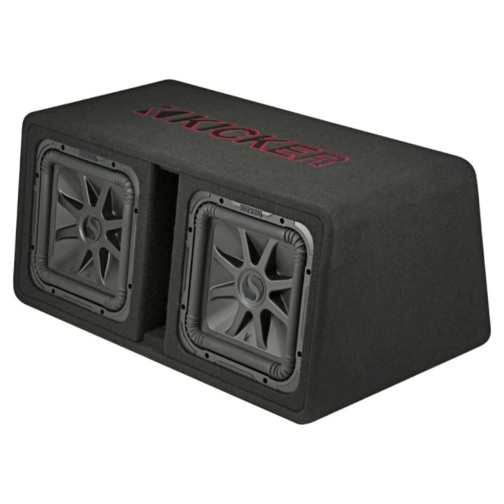 Kicker Solo-Baric DL7R122, portad 2x12 tums baslåda, 2 ohm i gruppen Nyheter hos CD Bilradio (41045DL7R122)