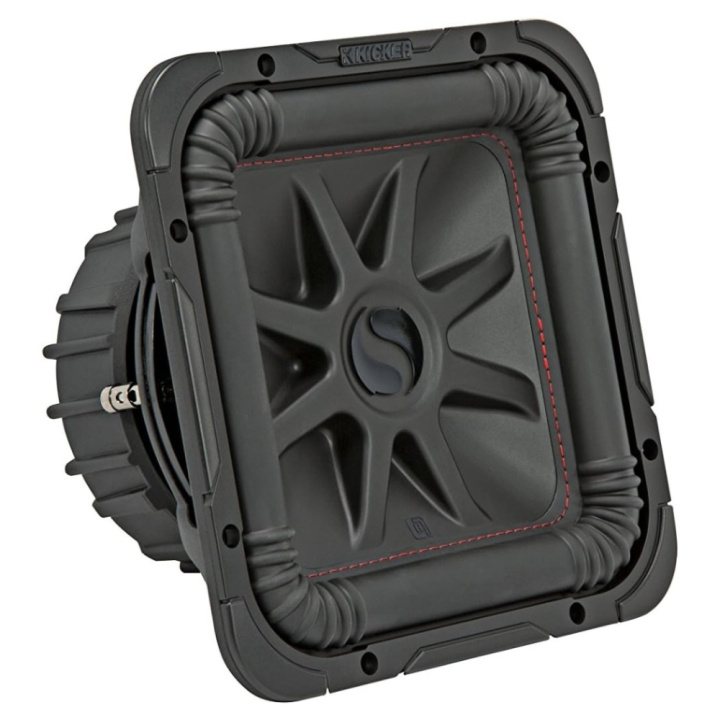 Kicker Solo-Baric L7R102, fyrkantigt 10 tums baselement, 2x2 ohm i gruppen Nyheter hos CD Bilradio (41045L7R102)