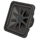 Kicker Solo-Baric L7R152, fyrkantigt 15 tums baselement, 2x2 ohm