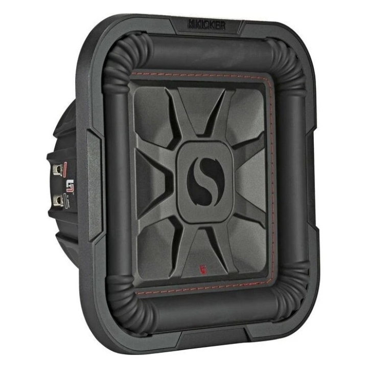 Kicker Solo-Baric L7T102, fyrkantigt slimmat 10 tums baselement, 2x2 ohm i gruppen Nyheter hos CD Bilradio (41046L7T102)