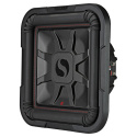 Kicker Solo-Baric L7T122, fyrkantigt slimmat 12 tums baselement, 2x2 ohm