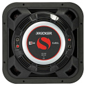 Kicker Solo-Baric L7T122, fyrkantigt slimmat 12 tums baselement, 2x2 ohm