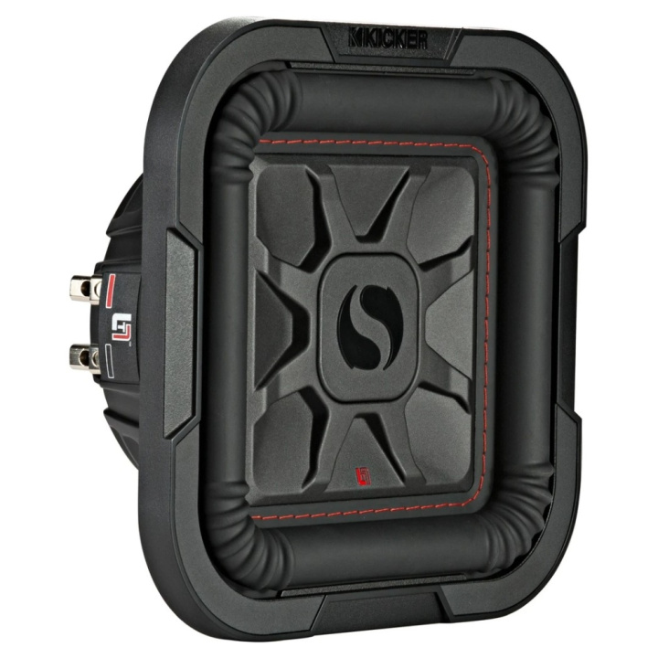 Kicker Solo-Baric L7T82, fyrkantigt slimmat 8 tums baselement, 2x2 ohm i gruppen Nyheter hos CD Bilradio (41046L7T82)