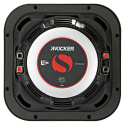 Kicker Solo-Baric L7T82, fyrkantigt slimmat 8 tums baselement, 2x2 ohm