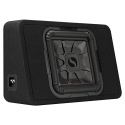 Kicker Solo-Baric TL7T122, slimmad sluten 12 tums baslåda, 2 ohm