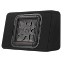 Kicker Solo-Baric TL7T122, slimmad sluten 12 tums baslåda, 2 ohm