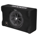 Kicker Comp CDF104, sluten nedåtriktad 10 tums baslåda, 4 ohm