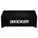 Kicker Comp CDF124, sluten nedåtriktad 12 tums baslåda, 4 ohm