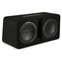 Kicker CompR DCWR122, portad 2x12 tums baslåda, 2 ohm