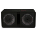 Kicker CompR DCWR122, portad 2x12 tums baslåda, 2 ohm