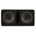 Kicker CompR DCWR122, portad 2x12 tums baslåda, 2 ohm