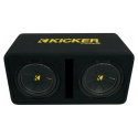 Kicker CompC DCWC102, portad 2x10 tums baslåda, 2 ohm