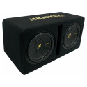 Kicker CompC DCWC122, portad 2x12 tums baslåda, 2 ohm