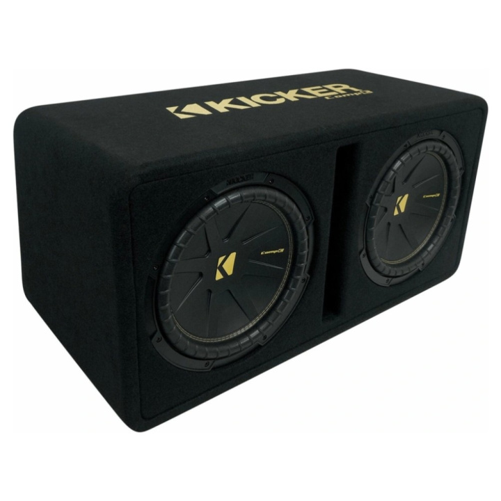 Kicker CompC DCWC122, portad 2x12 tums baslåda, 2 ohm i gruppen Nyheter hos CD Bilradio (41050DCWC122)