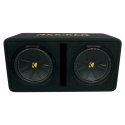 Kicker CompC DCWC122, portad 2x12 tums baslåda, 2 ohm