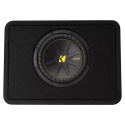 Kicker CompC TCWC102, slimmad portad 10 tums baslåda, 2 ohm