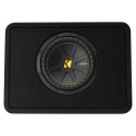 Kicker CompC TCWC104, slimmad portad 10 tums baslåda, 4 ohm