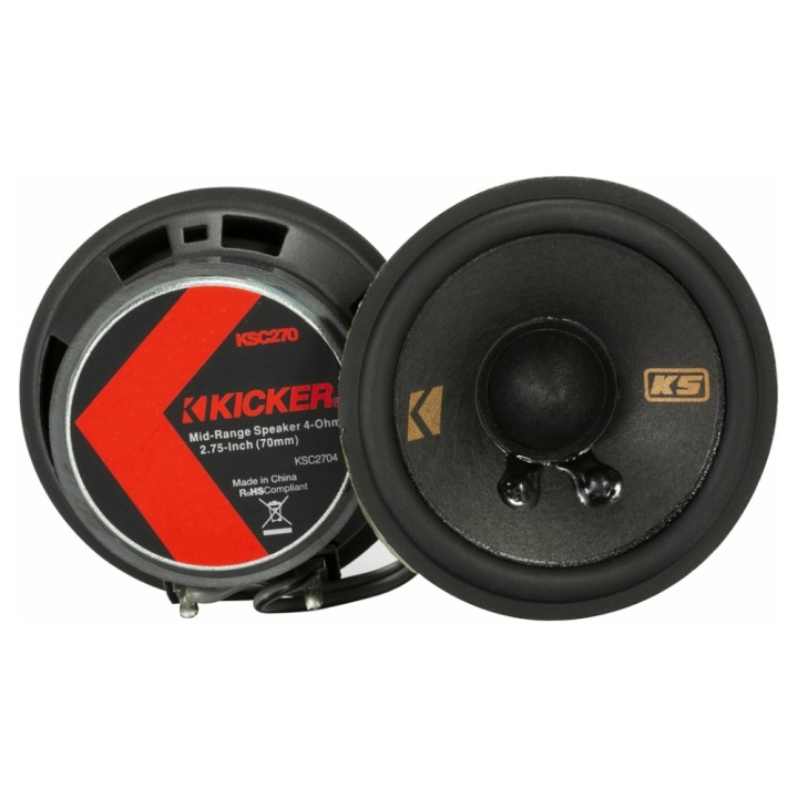Kicker KSC2704, 2.75 tums mellanregister, par i gruppen Nyheter hos CD Bilradio (41051KSC2704)