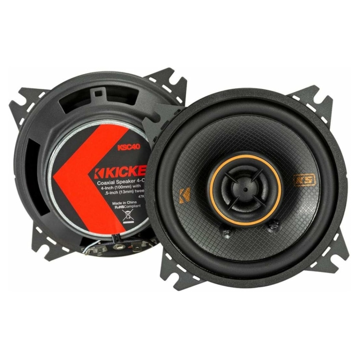 Kicker KSC404, 4 tums koaxialhögtalare, par i gruppen Nyheter hos CD Bilradio (41051KSC404)